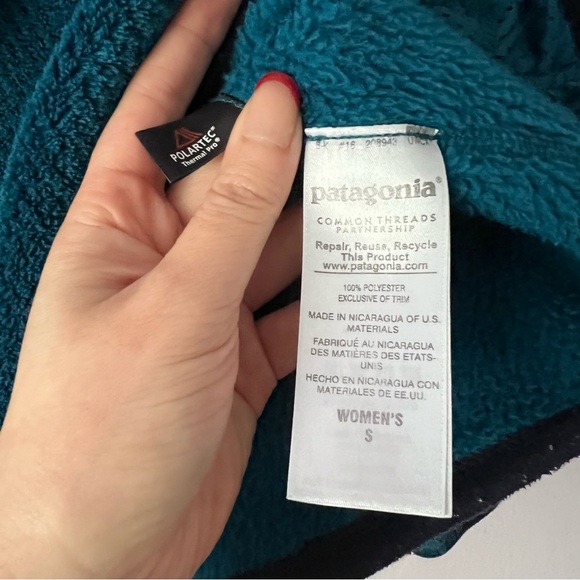 Patagonia Women's Re-tool Snap T Fleece Pullover Small - Picture 10 of 11
